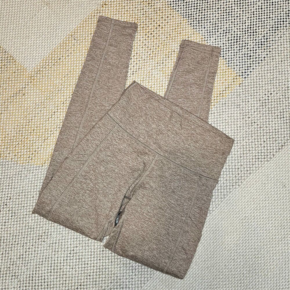 Aerie OFFLINE High Waisted Legging S Long Heathered Brown